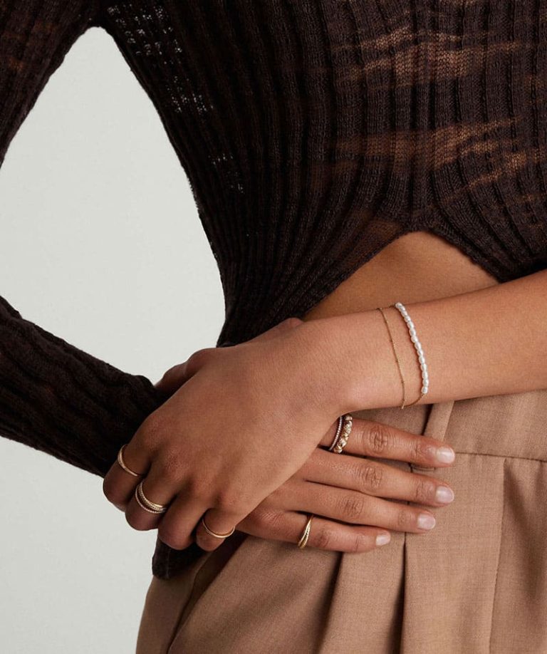 دستبند مروارید ریز