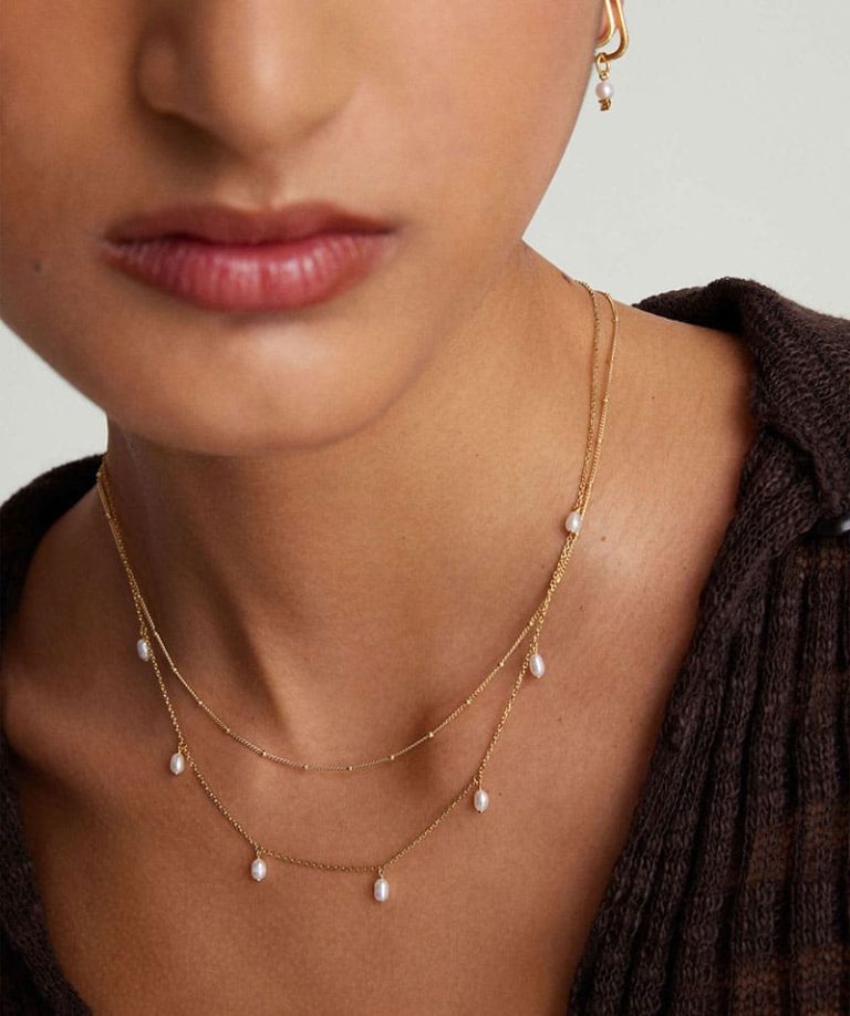 گردنبند مروارید ریز