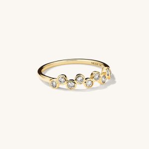 انگشتر زیگ زاگ الماس